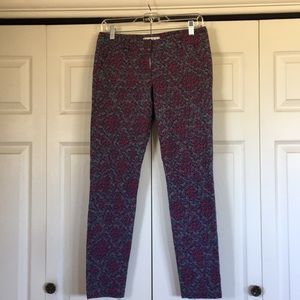 CAbi printed skinny jeans